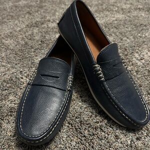 Allen Edmonds Dark Blue Leather Loafers